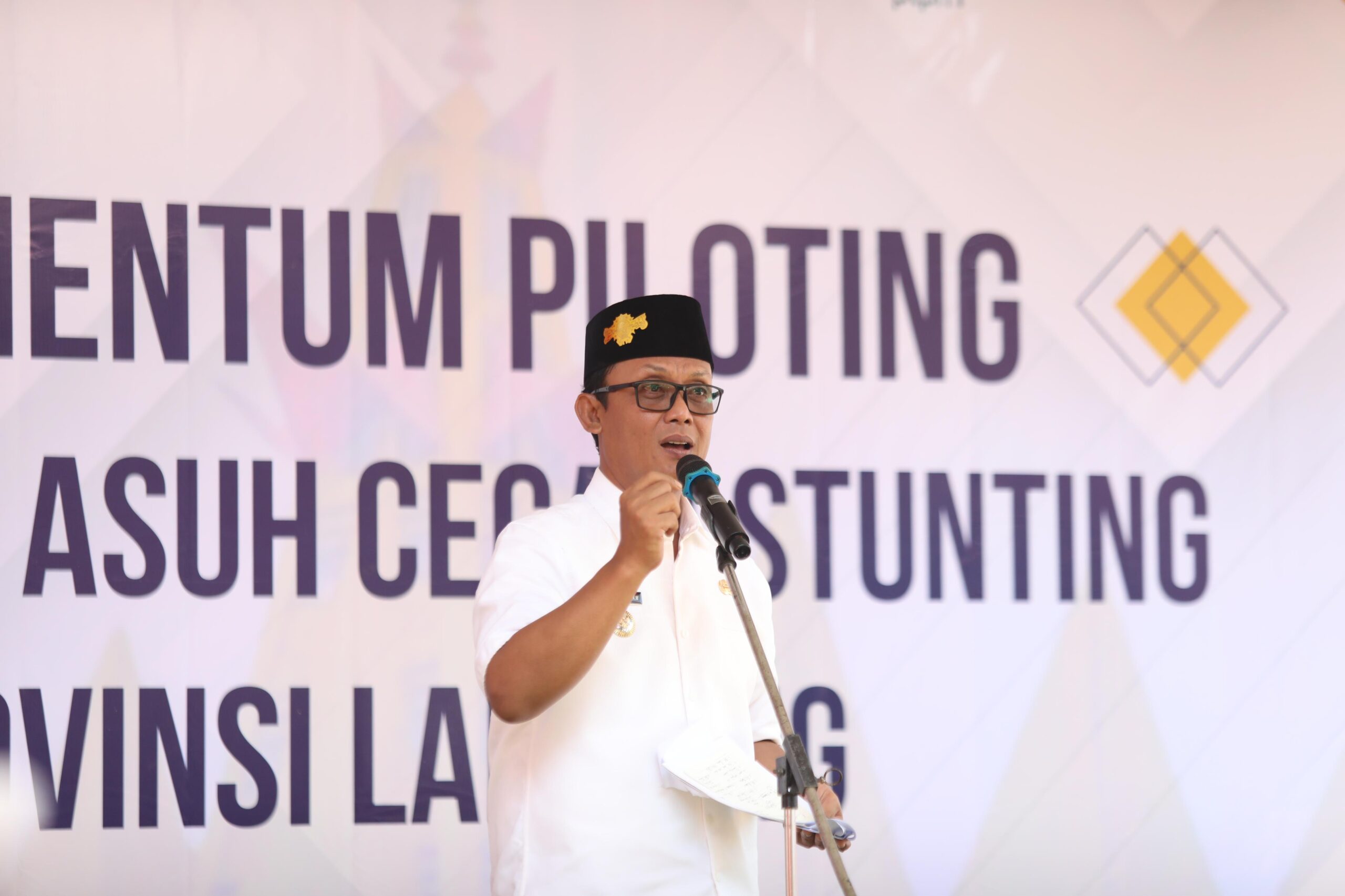 Bupati Lampung Tengah Sambut Menteri Kependudukan RI dalam Gerakan GENTING Cegah Stunting