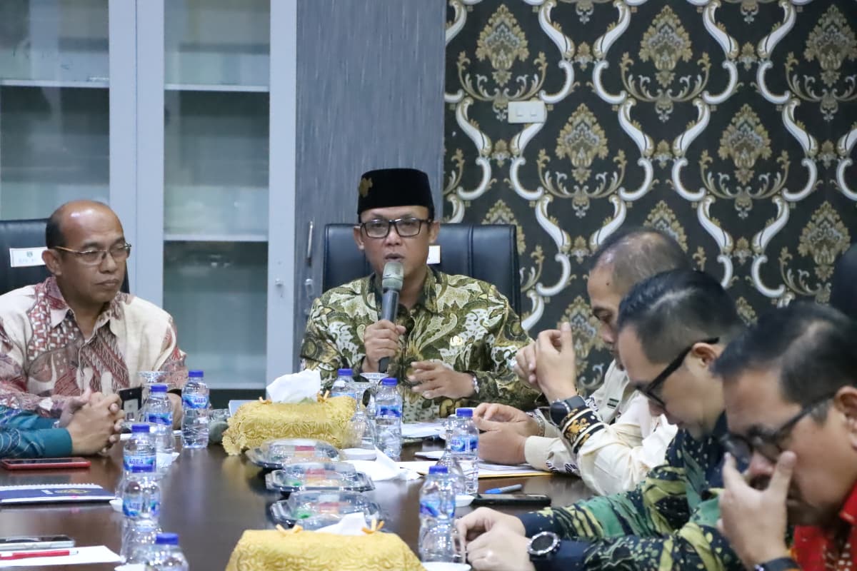 Bupati Lampung Tengah Pimpin Exit Meeting Bersama BPK RI Lampung