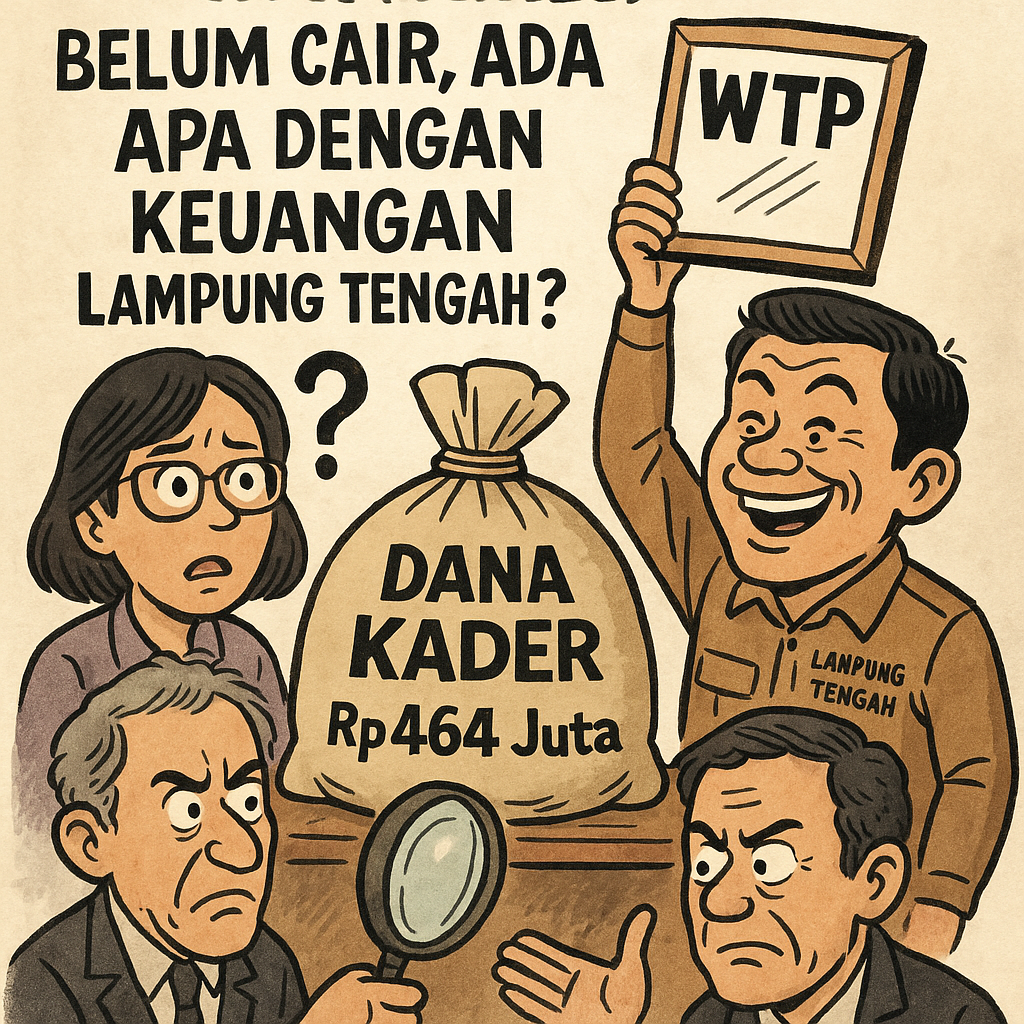 Raih WTP Tapi Dana Kader Belum Cair, Ada Apa dengan Keuangan Lampung Tengah?