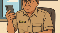 Sekda Lampung Utara Lempar Pertanyaan Soal Anggaran Sewa Mobil Dinas ke BPKAD, Publik Pertanyakan Transparansi