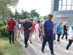 Wakil Bupati Lampung Tengah Hadiri Car Free Day dan Ajak Masyarakat “Unfollow Narkoba”