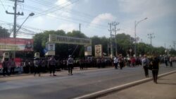 Ratusan Warga Anak Tuha Datangi Mapolres Lampung