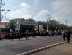 Ratusan Warga Anak Tuha Datangi Mapolres Lampung