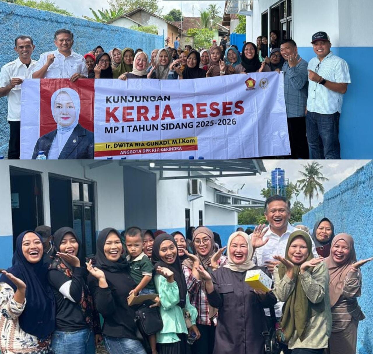 Dwita Ria Gunadi Salurkan Bantuan Ternak dan Tinjau Dapur MBG di Lampung Tengah