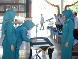 Ketua TP PKK Kabupaten Lampung Tengah Lantik Ketua TP PKK Kecamatan se-Kabupaten Lampung Tengah