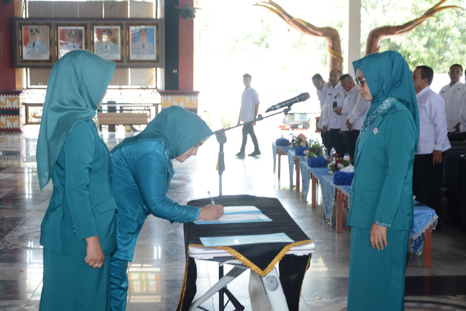 Ketua TP PKK Kabupaten Lampung Tengah Lantik Ketua TP PKK Kecamatan se-Kabupaten Lampung Tengah