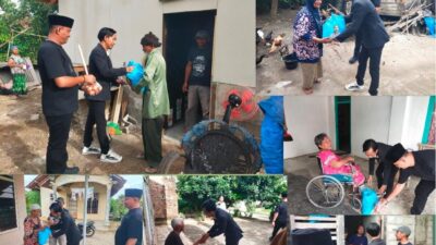 Victorius Beni Wibisono Gelar Jumat Berkah, Bagikan Sembako di Poncowati dan Adijaya