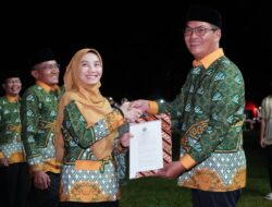 Bupati Tubaba dan Wakil Bupati Hadiri Pengajian Hari Santri Nasional 2025 di Tumijajar