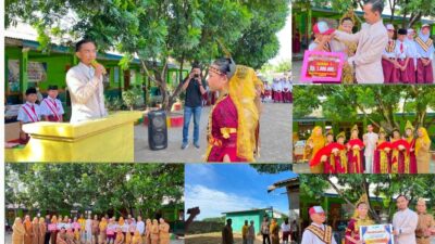 Jadi Pembina Upacara di SDN 3 Tanjung Ratu, Victorius Beni Wibisono Soroti Sekolah Nyaris Roboh