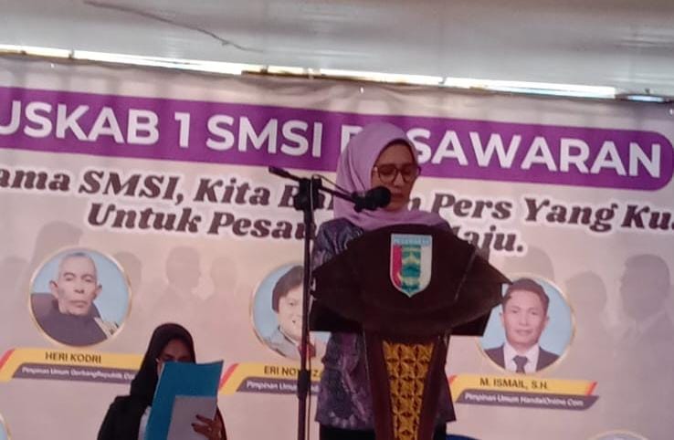 Muskab I SMSI Kabupaten Pesawaran, Bupati Nanda Ajak Insan Pers Bangun Pesawaran Lebih Maju