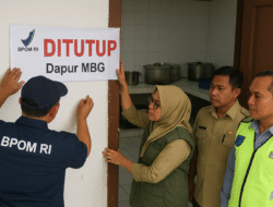 BPOM dan Dinkes Lamteng Telusuri Sumber Keracunan MBG, Dapur Penyedia Dihentikan Sementara