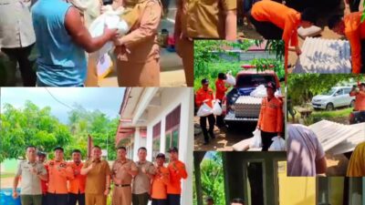 BPBD Lampung Tengah Salurkan Bantuan dan Bersihkan Puing di Lokasi Puting Beliung BPBD Lampung Tengah Salurkan Bantuan dan Bersihkan Puing di Lokasi Puting Beliung