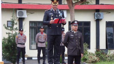 Polres Pesawaran Gelar Upacara Hari Pahlawan 2025: “Pahlawanku Teladanku, Terus Bergerak Melanjutkan Perjuangan