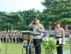 Kapolres Tulang Bawang Barat Pimpin Sertijab Kasatreskrim dan Pelantikan Kabagren Polres Tubaba