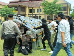 Tingkatkan Kemampuan dan Profesionalisme, Polres Tulang Bawang Barat Gelar Latihan Dalmas