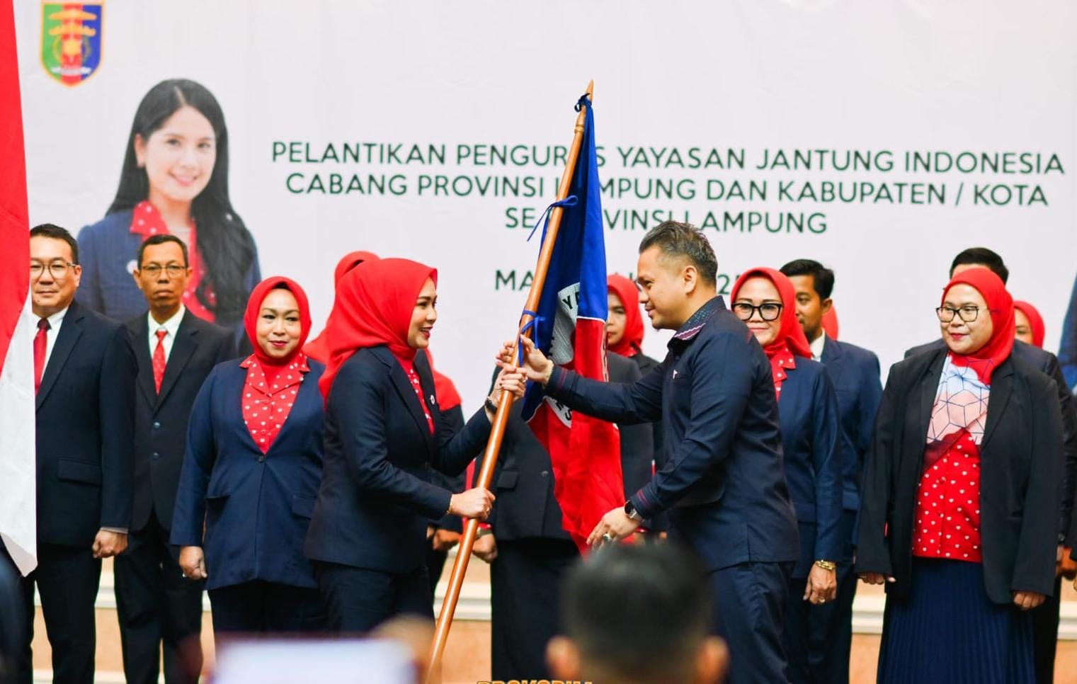 Bupati Nanda Indira Dilantik Sebagai Ketua YJI Cabang Pesawaran Periode 2025–2030