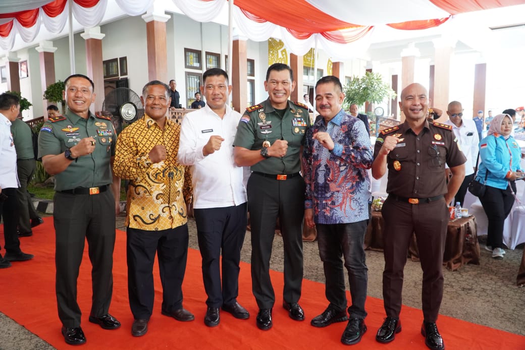 Wakil Bupati Tubaba Hadiri Kunker Pangdam XXI/RI di Lampung Utara