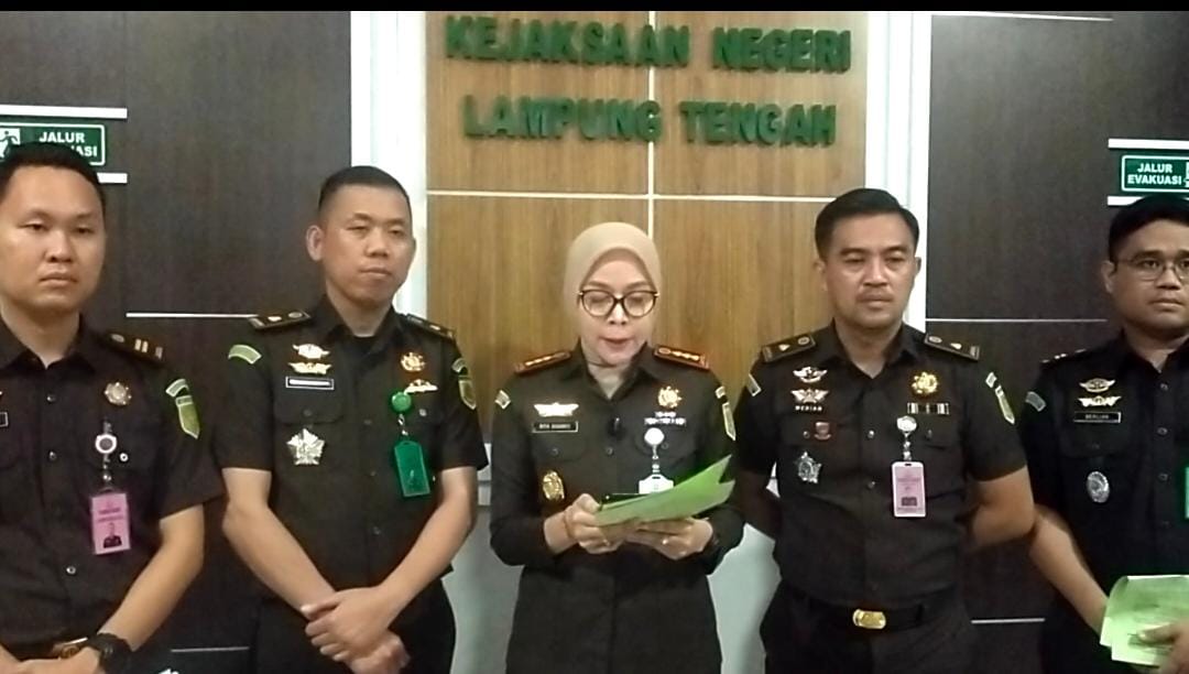 Kejari Lampung Tengah Tahan Direktur Perusahaan Terkait Korupsi Taman Hutan Kota Rp4,5 Miliar