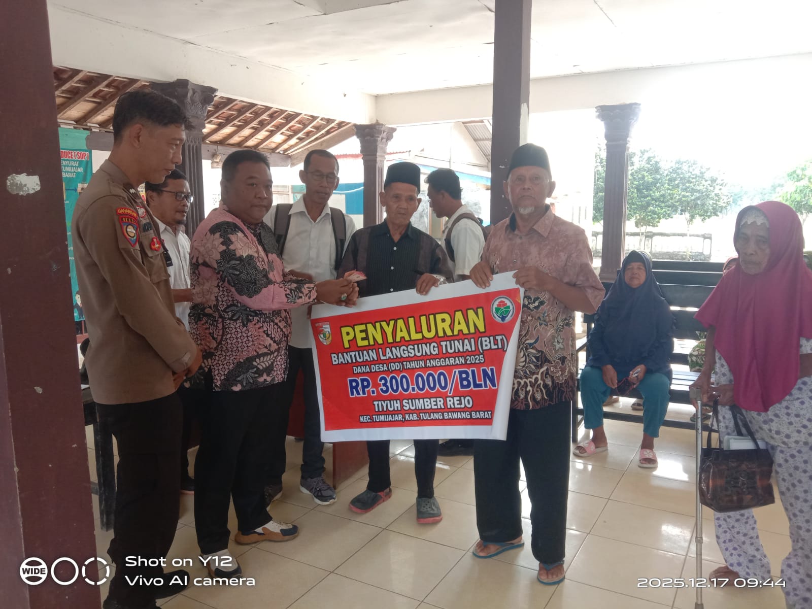 Desember 2025, Pemerintah Tiyuh Sumber Rejo Tuntaskan Penyaluran BLT-DD Tahap II