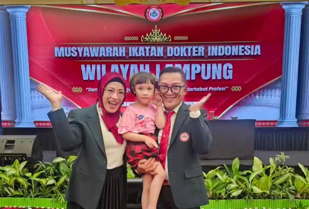 dr Josi Kembali Terpilih Pimpin IDI Lampung Periode 2026–2029