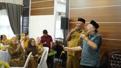 Pererat Silaturahmi, Plt Bupati Lampung Tengah Sambut Kunjungan Mantan Bupati