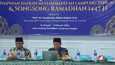 Rakerda Muhammadiyah Lampung Tengah Digelar Dua Hari, Bahas Program Strategis dan Songsong Ramadan 1447 H