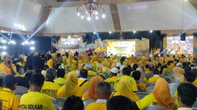 Musda XI Partai Golkar Lampung Tengah Digelar Megah, Ribuan Kader Padati Nuwo Balak