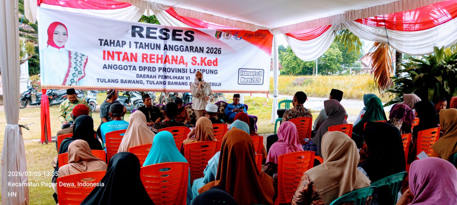 Reses DPRD Lampung di Bujung Sari Marga Warga Sampaikan Keluhan BPJS hingga Jalan Rusak