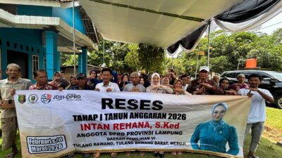Reses DPRD Lampung di Tiyuh Bujung Dewa Warga Keluhkan Jalan Rusak dan Minta BPJS Gratis Diaktifkan