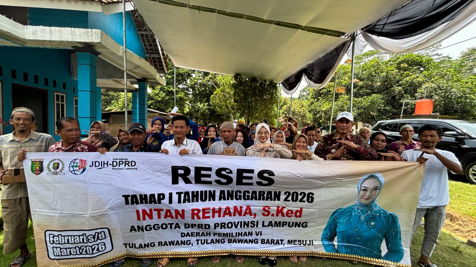 Reses DPRD Lampung di Tiyuh Bujung Dewa Warga Keluhkan Jalan Rusak dan Minta BPJS Gratis Diaktifkan