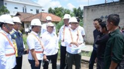 Groundbreaking Jalan Metro–Wates dan Metro–Kota Gajah, Komang Koheri Dampingi Gubernur Lampung