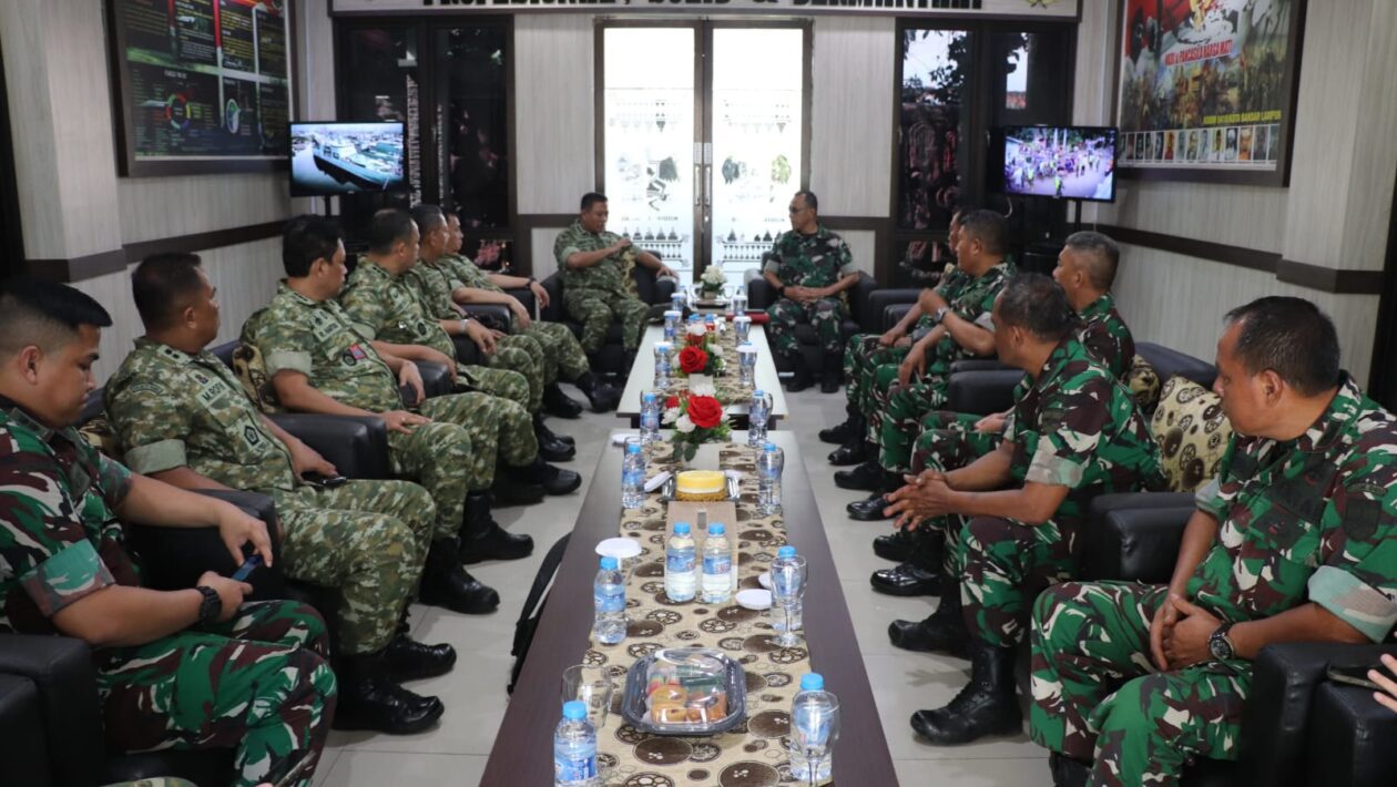 Kodim 0410/KBL Terima Kunjungan Tim Survei KKDN Unhan RI, Perkuat Analisis Ketahanan Daerah