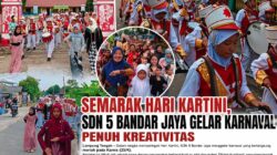 Semarak Hari Kartini, SDN 5 Bandar Jaya Gelar Karnaval Penuh Kreatifitas