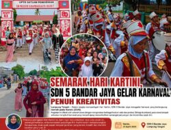 Semarak Hari Kartini, SDN 5 Bandar Jaya Gelar Karnaval Penuh Kreatifitas
