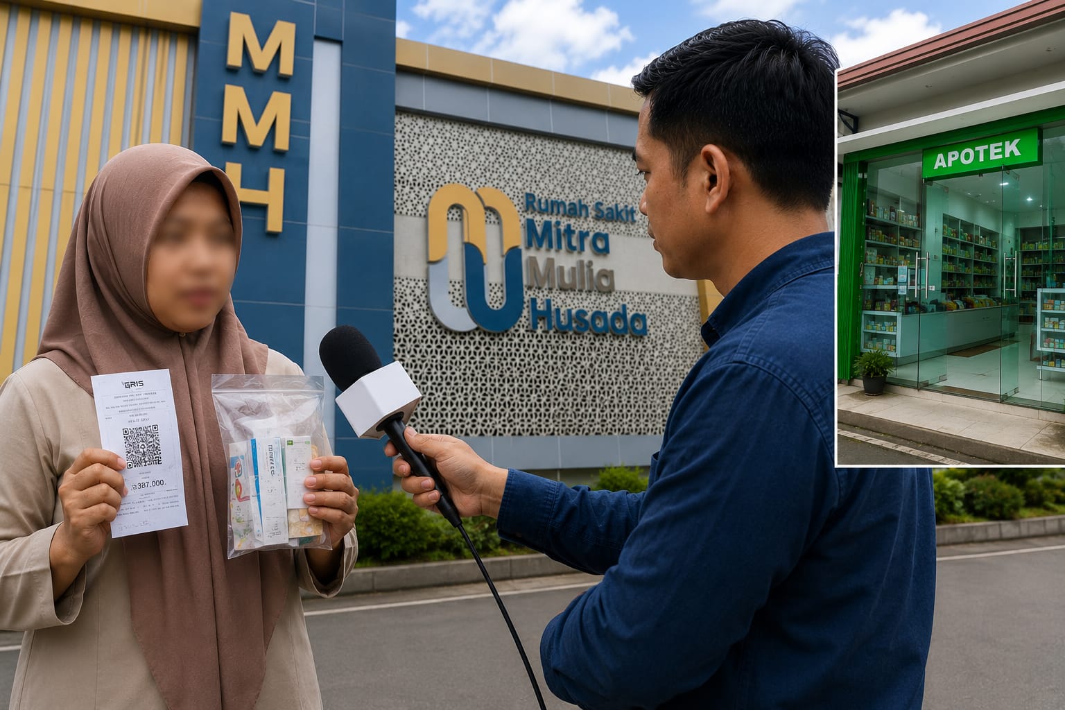 Sorotan Baru RS MMH!! Pasien BPJS Klaim Diminta Tebus Obat di Apotek Diduga Milik Dokter