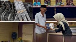 Dinas Sosial Lampung Tengah Salurkan 60 Alat Bantu untuk Penyandang Disabilitas