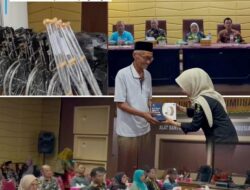 Dinas Sosial Lampung Tengah Salurkan 60 Alat Bantu untuk Penyandang Disabilitas