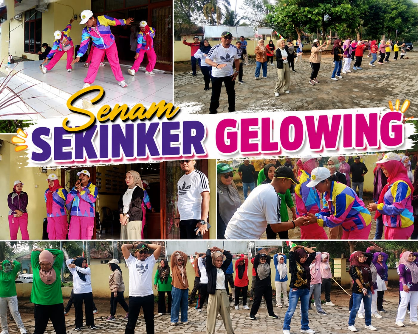 Dinas Bunnakkan Jadi OPD Pertama Gelar Senam SEKINKER GELOWING Bersama Ibu Bupati Lampung Tengah
