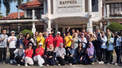 Ibu Bupati Ni Ketut Dewi Nadi Dorong Budaya Hidup Sehat Lewat Senam Sekinker Gelowing