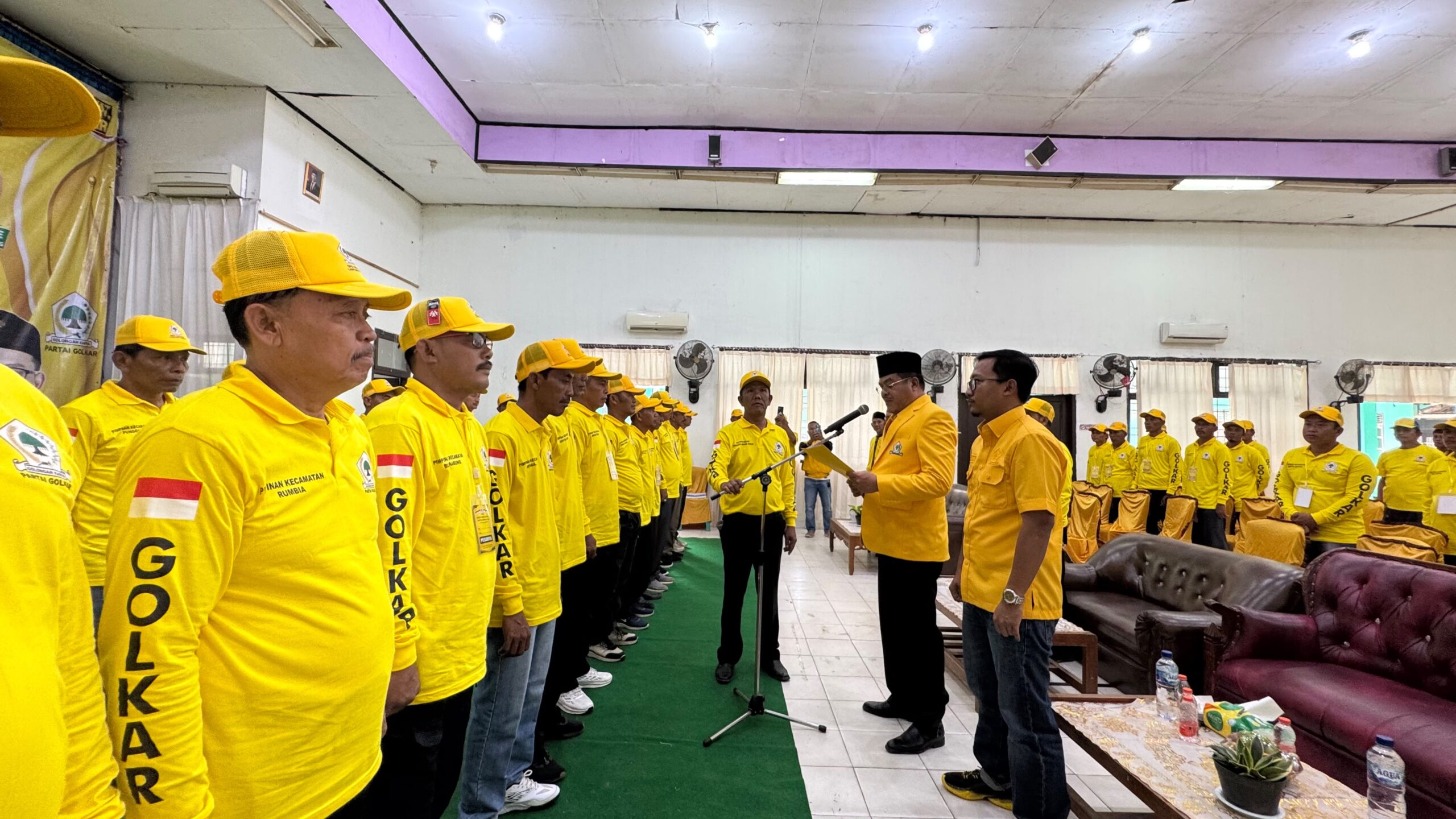DPD II Golkar Lampung Tengah Jadi yang Pertama di Indonesia Gelar Retret Kader Tingkat Dasar