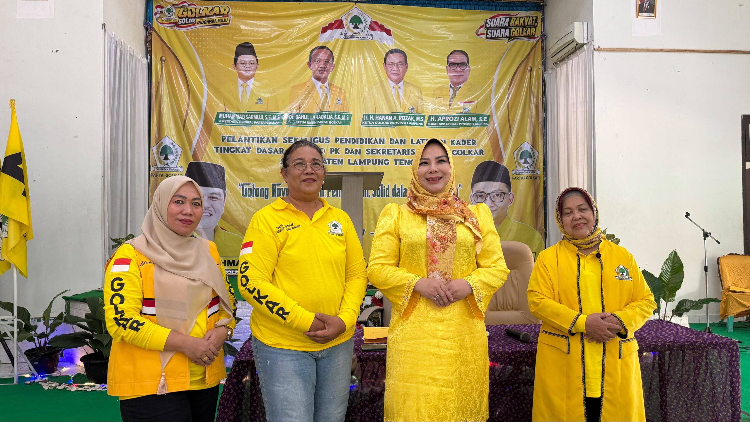 Ketua IIPG Lampung Tengah Harap Istri Pengurus Golkar Jadi Mitra Perjuangan Bangun Soliditas Partai