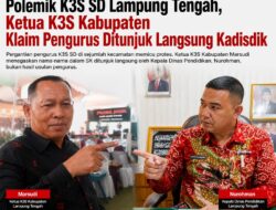 Polemik K3S SD Lampung Tengah, Ketua K3S Kabupaten Klaim Pengurus Ditunjuk Langsung Kadisdik