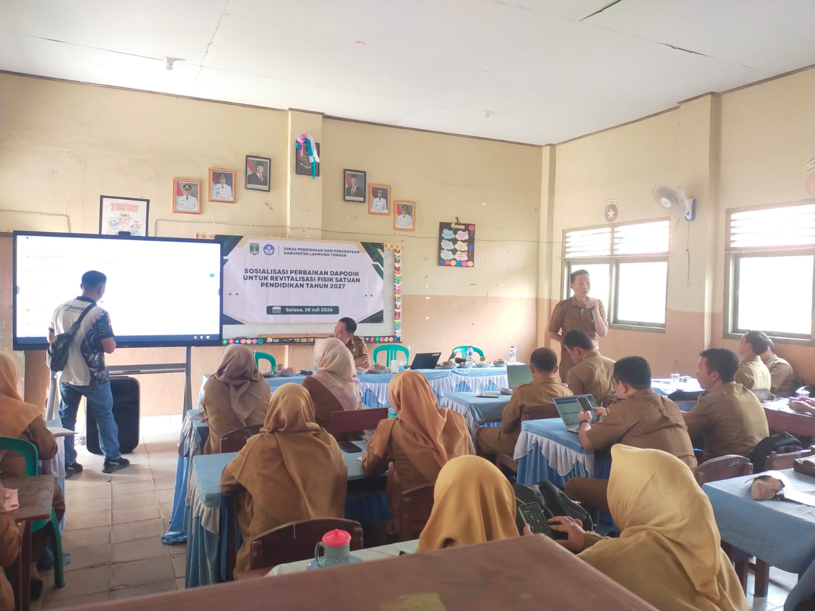 Perbaikan Dapodik Jadi Kunci Revitalisasi Sekolah 2027, Disdik Lampung Tengah Gelar Sosialisasi