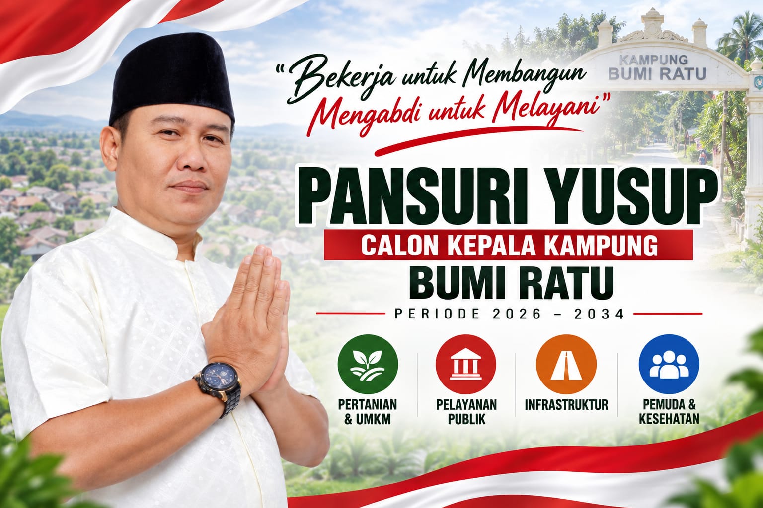 Maju di Bursa Kakam, Pansuri Yusup Tawarkan Penguatan Ekonomi hingga Pelayanan Publik di Bumi Ratu