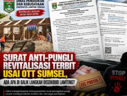 Surat Anti-Pungli Revitalisasi Terbit Usai OTT Sumsel, Ada Apa di Balik Langkah Disdikbud Lamteng?